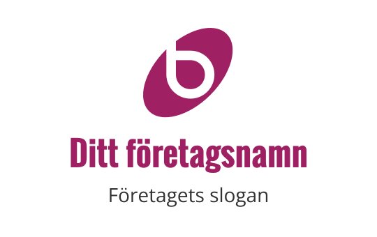 B logo