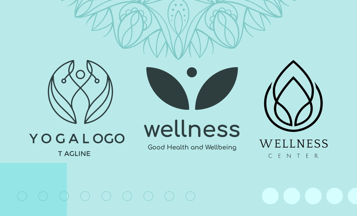 10 Moderna Logotypidéer för Yoga, Fitness och Hälsomärken år 2026