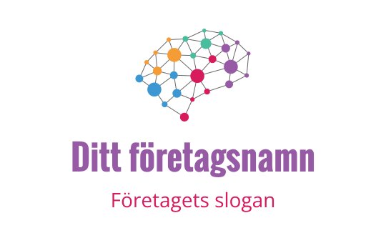 Färgglad nätverkslogotypdesign med sammanlänkade noder och linjer