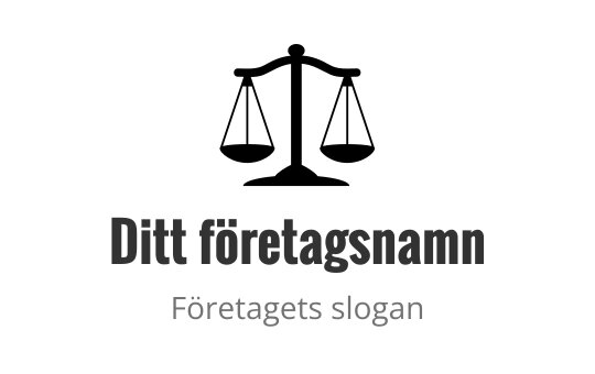 Rent och modernt logotypdesign med fet typografi och en enkel layout