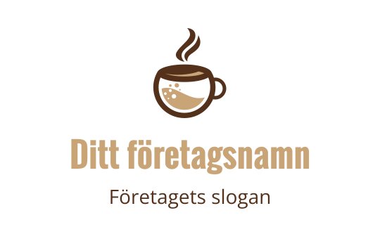 Kaffekopp logo design med ånga och lekfulla bubblor