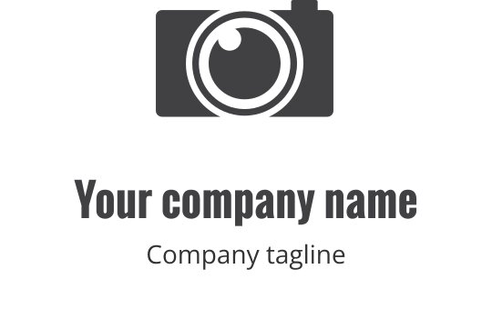Snyggt grått logotypdesign med en stiliserad bokstavsform