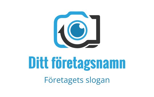 Modern kameradesign med en blå lins och eleganta linjer