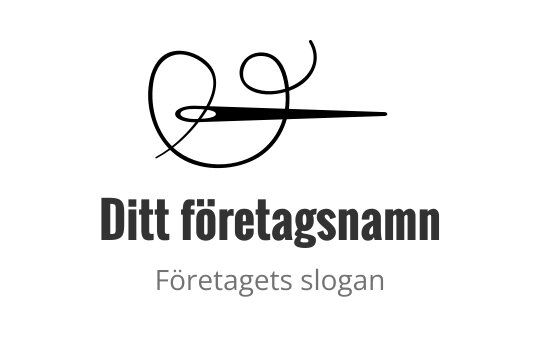 Ren och modern logotypdesign med fet typografi och enkel layout
