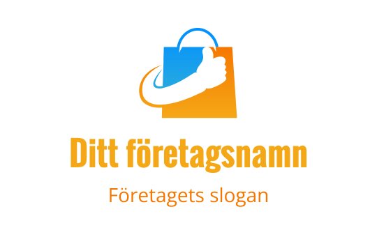 Modern logotypdesign med en tumme upp-hand och livliga färger