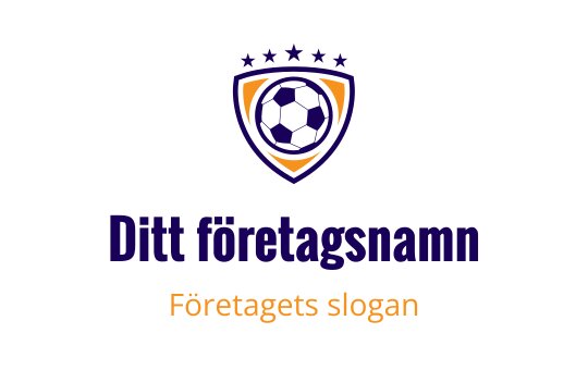Fet sköldlogo med en fotboll och stjärnor