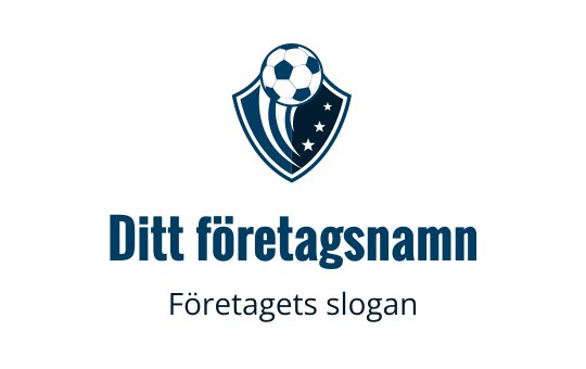 Fet sköldlogo med en fotboll och stjärnor
