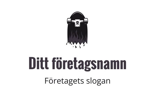 Tuff björnlogo med lågor och modern typografi