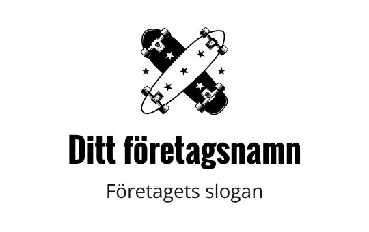 Minimalistisk logotypdesign med korsade skruvnycklar och stjärnor
