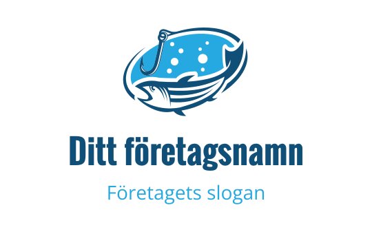 Modern blå logo design med en stiliserad svamp i en skål
