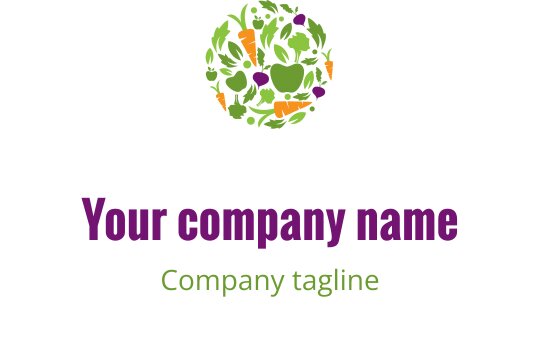 Vegetable logo