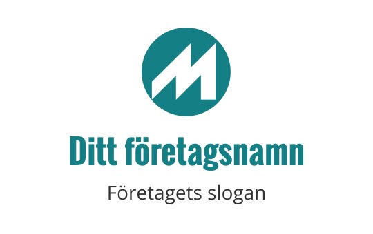M logo