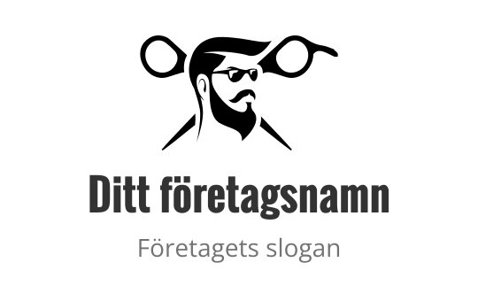 Rent och modernt logotypdesign med fet typografi och en enkel layout